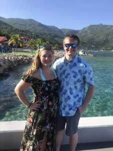 Jared &amp; Whitney spent their vacation cruising the Greater Antilles. One stop (photo above) was Labadee, Haiti, one of Royal Caribbean's ports. Sandy white beaches and lucious mountains make a perfect picturesque scene.